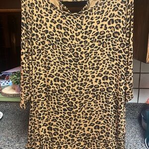 Animal Print Women's Tunic